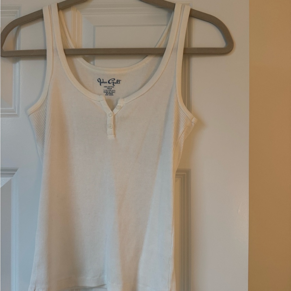 John Galt / Brandy Melville white tank
